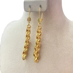 Africa Earrings For Women Gold Color Round Earrings Indonesia,Nigeria,Congo,Arab,Middle East Ethiopian Fashion Jewelry Girl Gift