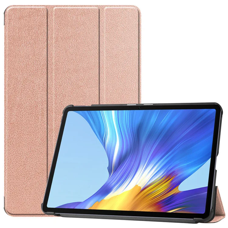 Dreifach faltbare Hülle für Huawei MatePad 10.4 mit automatischer Wake-Sleep-Funktion und stoßfester Abdeckung T5/M5 – Detail 1