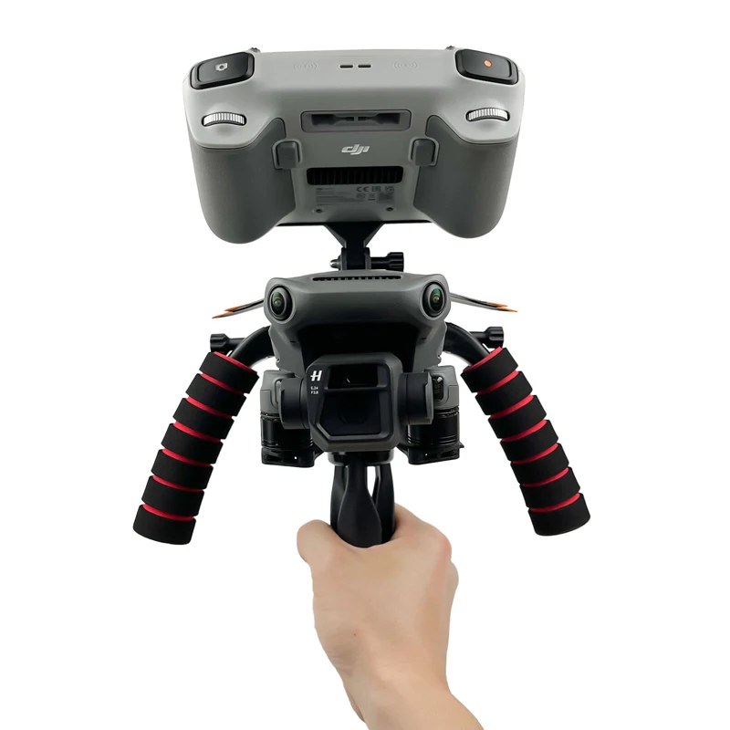 Dual Handle For Mavic3/Mavic 3Pro RC/RC PRO Bracket Holder Drone Ground Shooting Modified Handheld Gimbal Stabilizer Tripod Cine