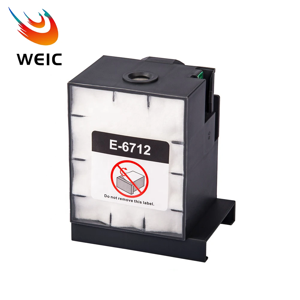 Tanque de tinta de manutenção t6712 para epson WF-8590DWF dtwf d3twfc DTWFC WF-8591 WF-8593 WF-R8590 WF-R8590DTWF d3twfc dtwfc WF-R8591