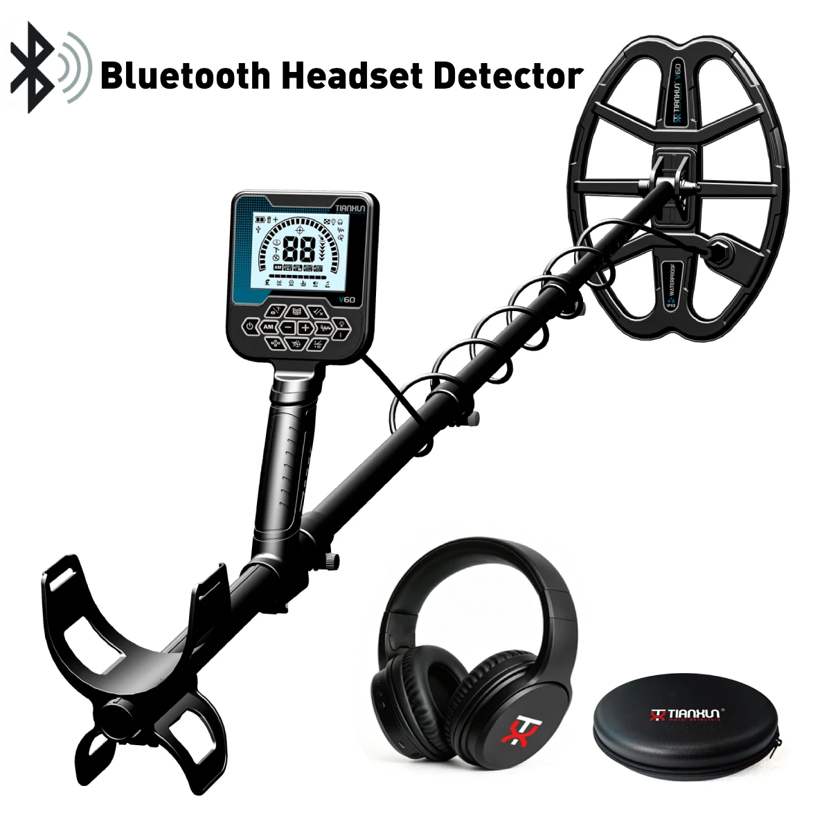 Advanced Gold Detector Metal Detector Dual Pinpoint Technology Treasure Prospecting Extreme Detection Depth