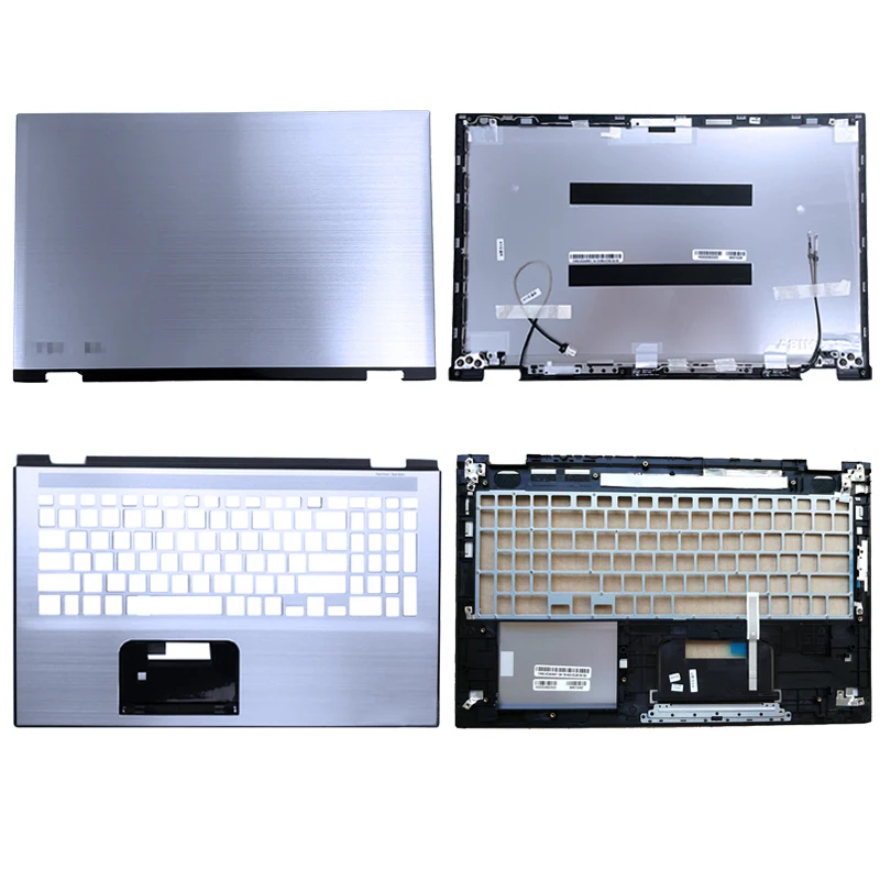 

New For Toshiba P55W-C P55W-C5200 13N0-2CA0R01 13N0-2CA0A01 Laptop LCD Back Cover Palmrest Upper Case sliver A C Cover