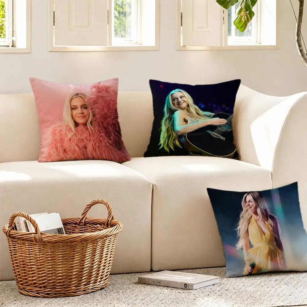 Singer K-Kelsea Ballerini Love S-Sick Pillow Case for Sofa Living Room Home office Decor Protective Cover
