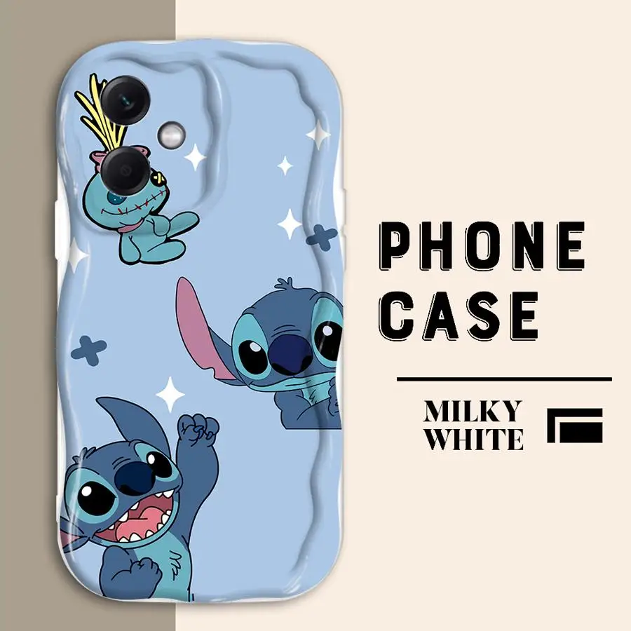 Disney Funny Sttich Phone Case for Xiaomi Redmi Note 11 Pro Plus 9s 10s 11s 10 Pro 12S 9 12 Pro 9 Pro 12 13 Pro 5G Soft Cover