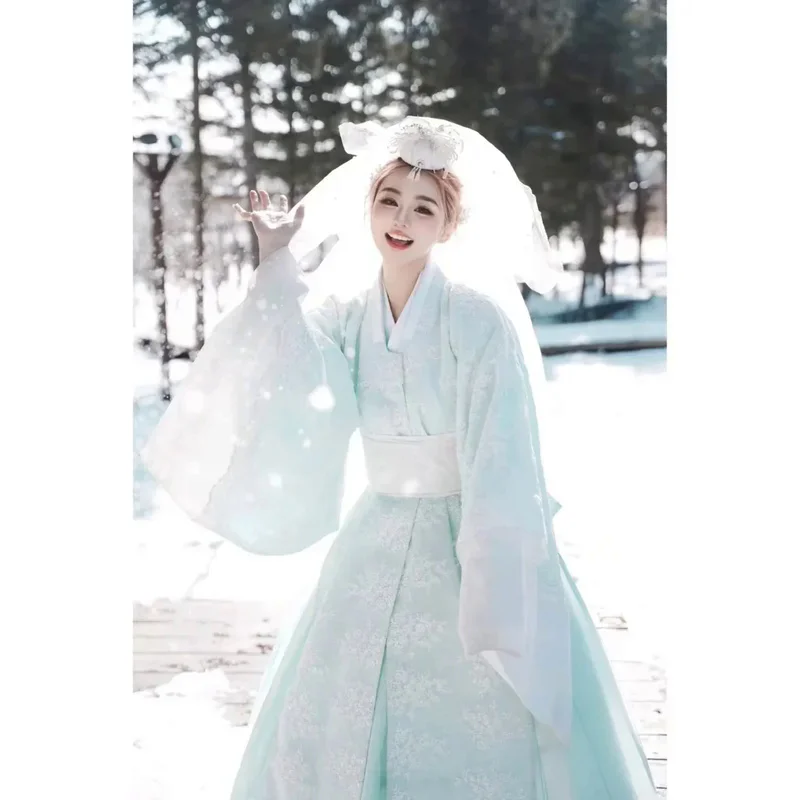 ملابس الهانبوك النسائية الزي التقليدي فستان كوري حديث محسن المحكمة الكورية فساتين الرقص الوطني الهانبوك هانوبوك