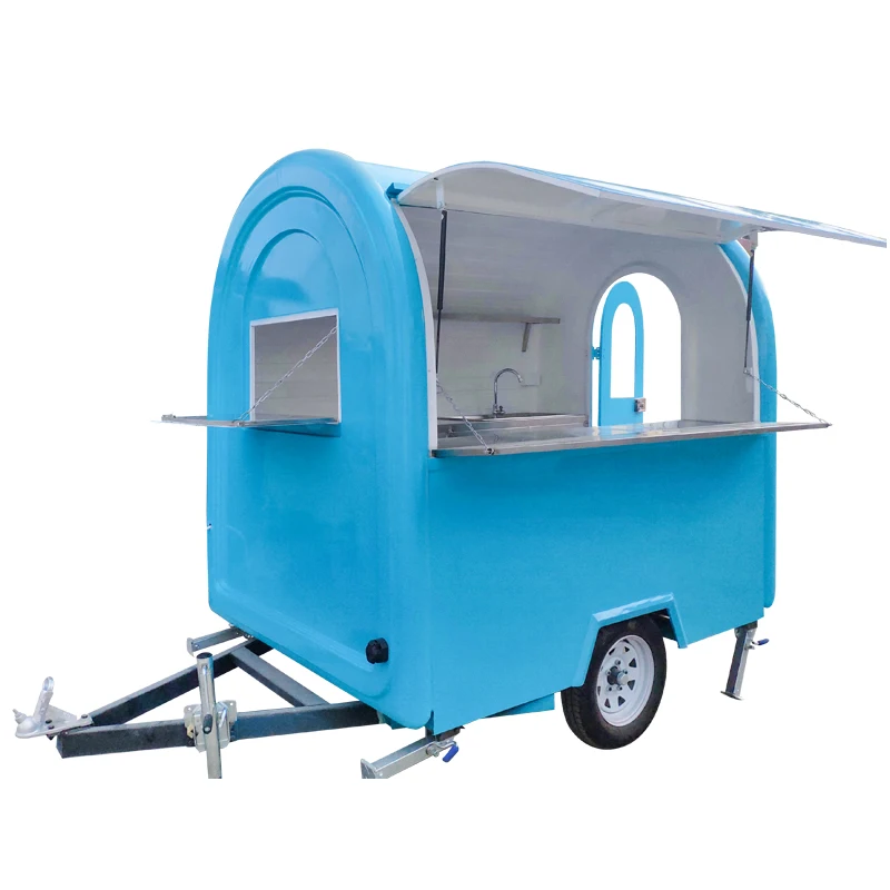 Size Food Truck Trailer Smoothie Snack Food Truck European Union Australian Standard Food Truck