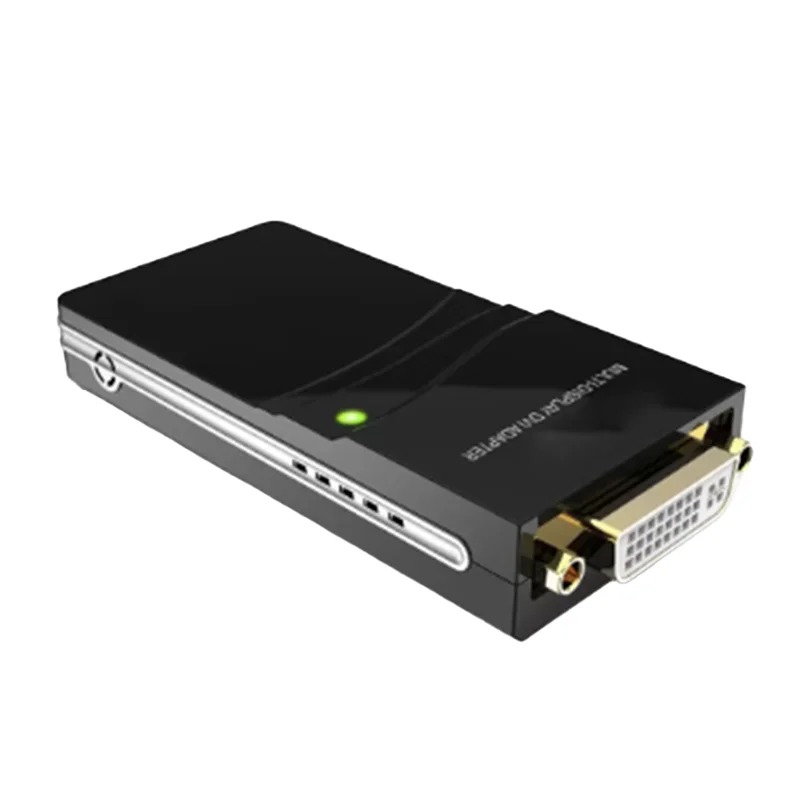 

A97I-USB-совместимый видеоадаптер (Displaylink IC) USB 2.0 DVI/VGA для Mac OS, Windows 11/10