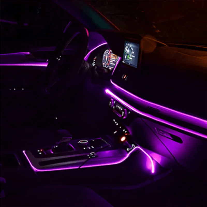 

Car Interior Led Decorative Lamp EL Wiring Neon Strip For VW Golf 5 6 7 Jetta MK5 MK6 MK7 Passat B7 B8 B9 CC Touareg Tiguan