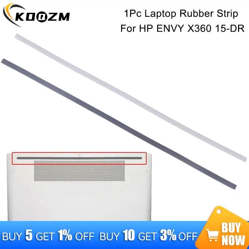 

1Pc Rubber Strip Laptop Bottom Shell Cover Foot Pad For ENVY X360 15-DR Non-Slip Bumper Feet Strip