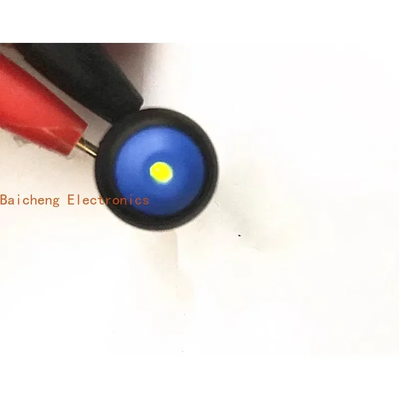 10pcs Checkpoint with green indicator light, circular lock free button, waterproof and dustproof, normally open button switch