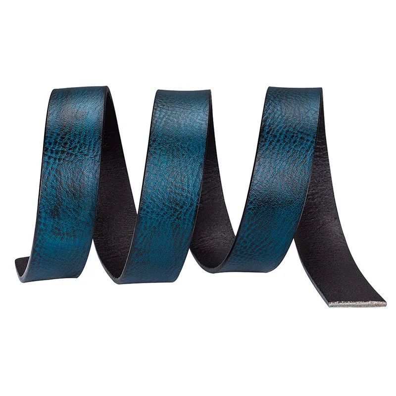 3.5cm width Cowhide Belt Strap Leather Belt Straps No Buckle Genuine Leather Belts Automatic Buckle Belt For Men Wholesale Hot