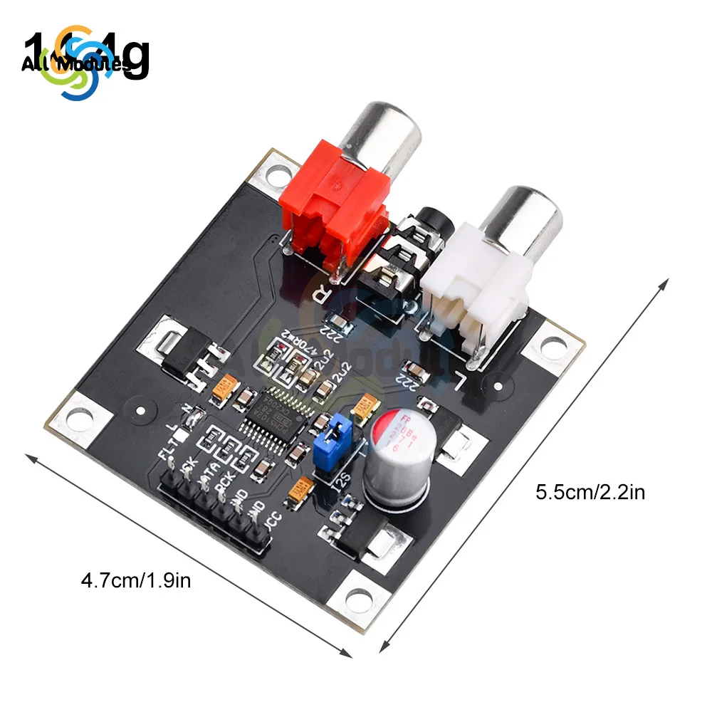 PCM5102 PCM5102A DAC Decoder Board I2S Input 32Bit 384K for Red Core Player