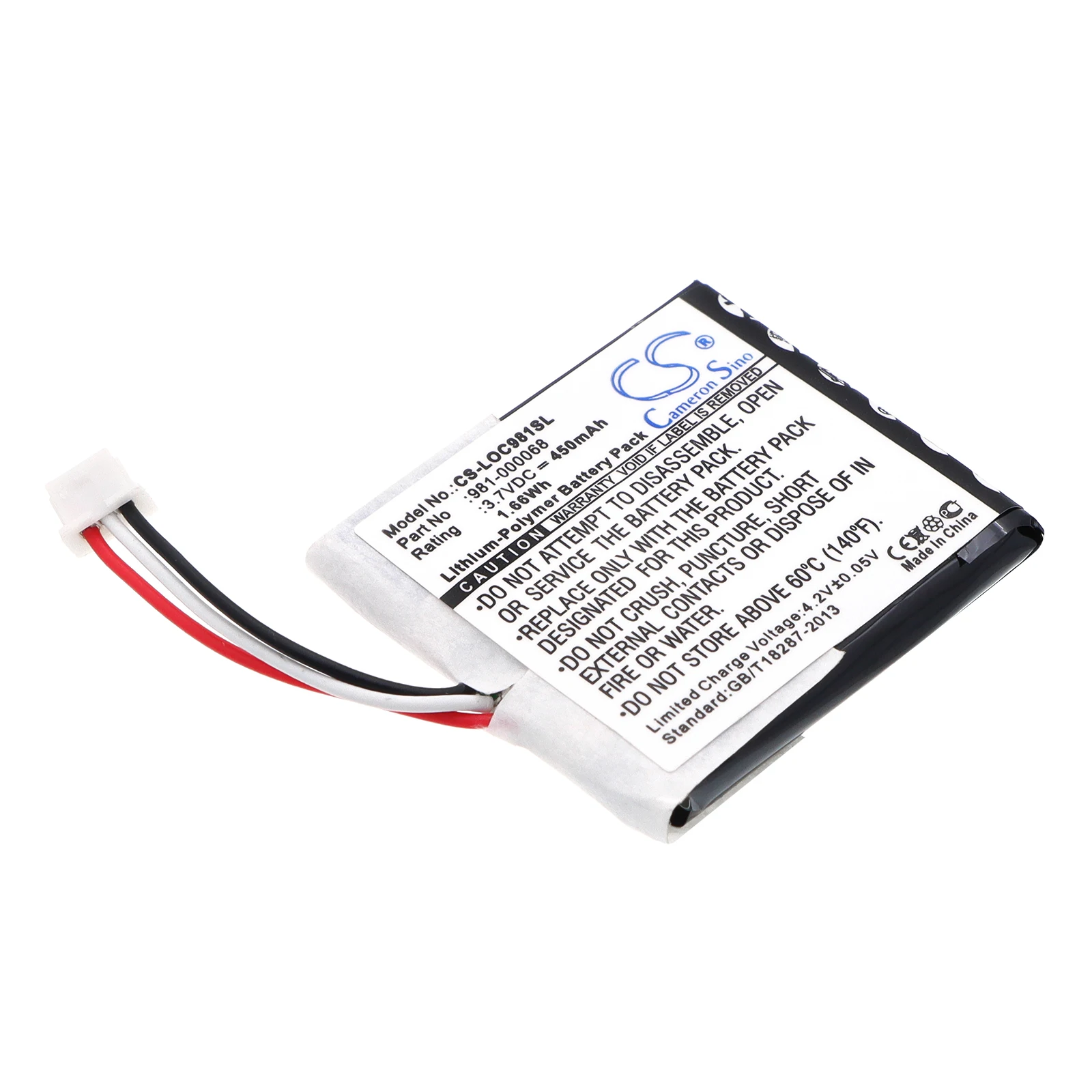 Wireless Headset Battery 450mAh for Logitech ClearChat PC,981-000068,981-000069,981-000070,981-000104,981000084,LOG981000068