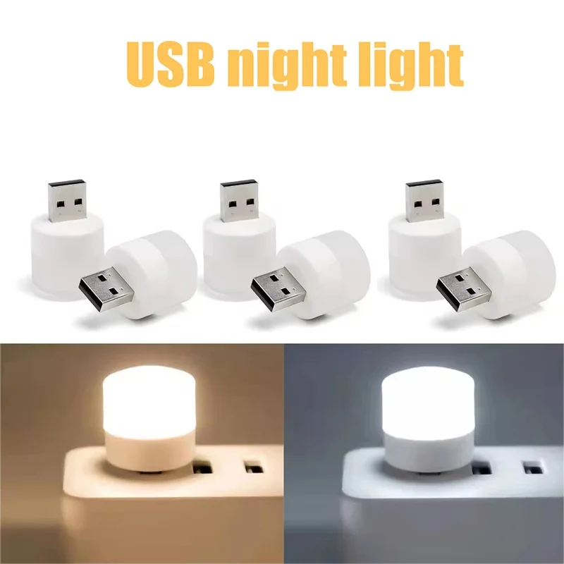

Energy Saving Reading Bulb 1-10Pcs Warm White USB Light For Power Bank For Notebook Laptops Camping Tent Night Lamp Gear Kit Set