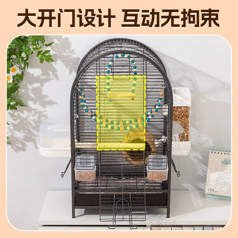 Installation-free bird cage villa parrot cage landscape bird cage Xuanfeng peony large villa home acrylic