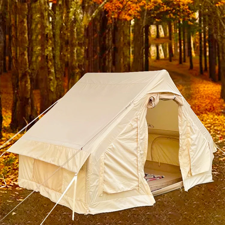 

Luxury Glamping Tents Heavy Duty Camping Tent Inflatable Tent for 5 Person Family