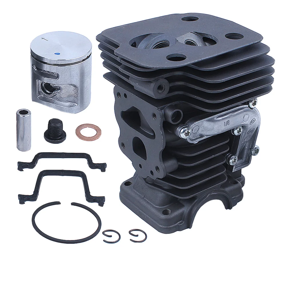 Imagem -03 - Cilindro Piston Intake Boot Gasket Kit 42 mm Apto para Motosserra Husqvarna 445 450 445e