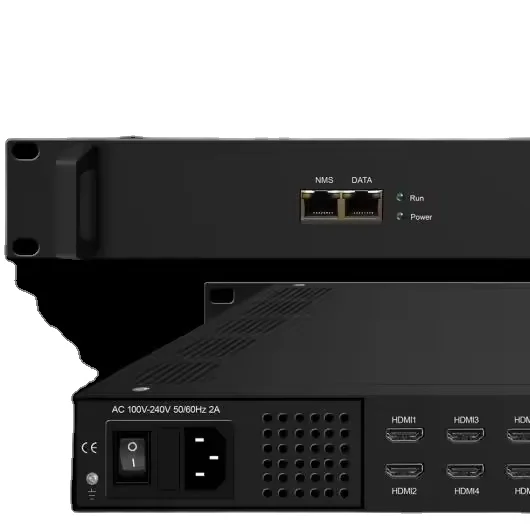 Encoder jaringan NDS3228S-N Mendukung 8/16/24 input HD-MI dengan output SPTS 8/16/24 maksimal 24 input HD-MI Input HD-MI ganda