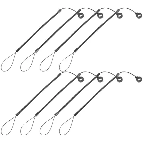 8pcs Stylus Pen Anti-lost Ropes Pen Lanyards Safety Straps Anti Lost Lanyard Retractable Cords Spring Cords Mobile Phone Strap