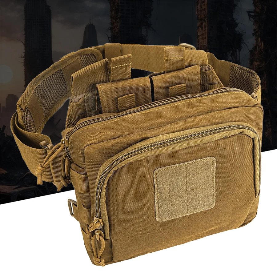 Multifunktionale tragbare Tasche mit großem Fassungsvermögen und mehreren Taschen, geeignet für Radfahren, Wandern, Camping und Outdoor-Aktivitäten