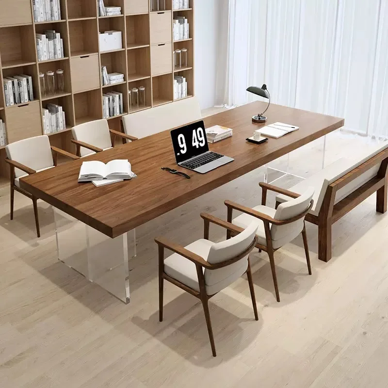 Nordic Creative Floating Desk Modern Minimalist Transparent Living Room Office Desk Bedroom Furniture Mobili Da Studio FYFD