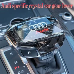 Crystal Gear Shift Knob Cover for Audi Q5 A8 A3 A4 A5 A7 Q3 Q7 A8L S6 S7 S3 Q2L Q5L Gear Lever Handle Car Accessories Interior