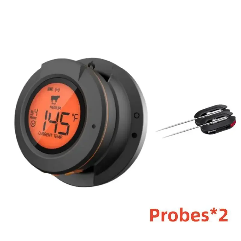 Bluetooth-thermometer Digitale sensor voor hoge 500-graden Ovengrill Barbecue Vlees Vlees BBQ Koken Keukenaccessoires Gereedschap - afbeelding 1