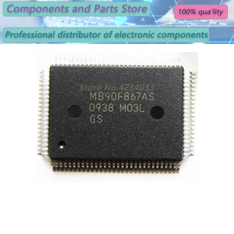 

1pcs/lot MB90F867 MB90F867AS 90F867 QFP-100