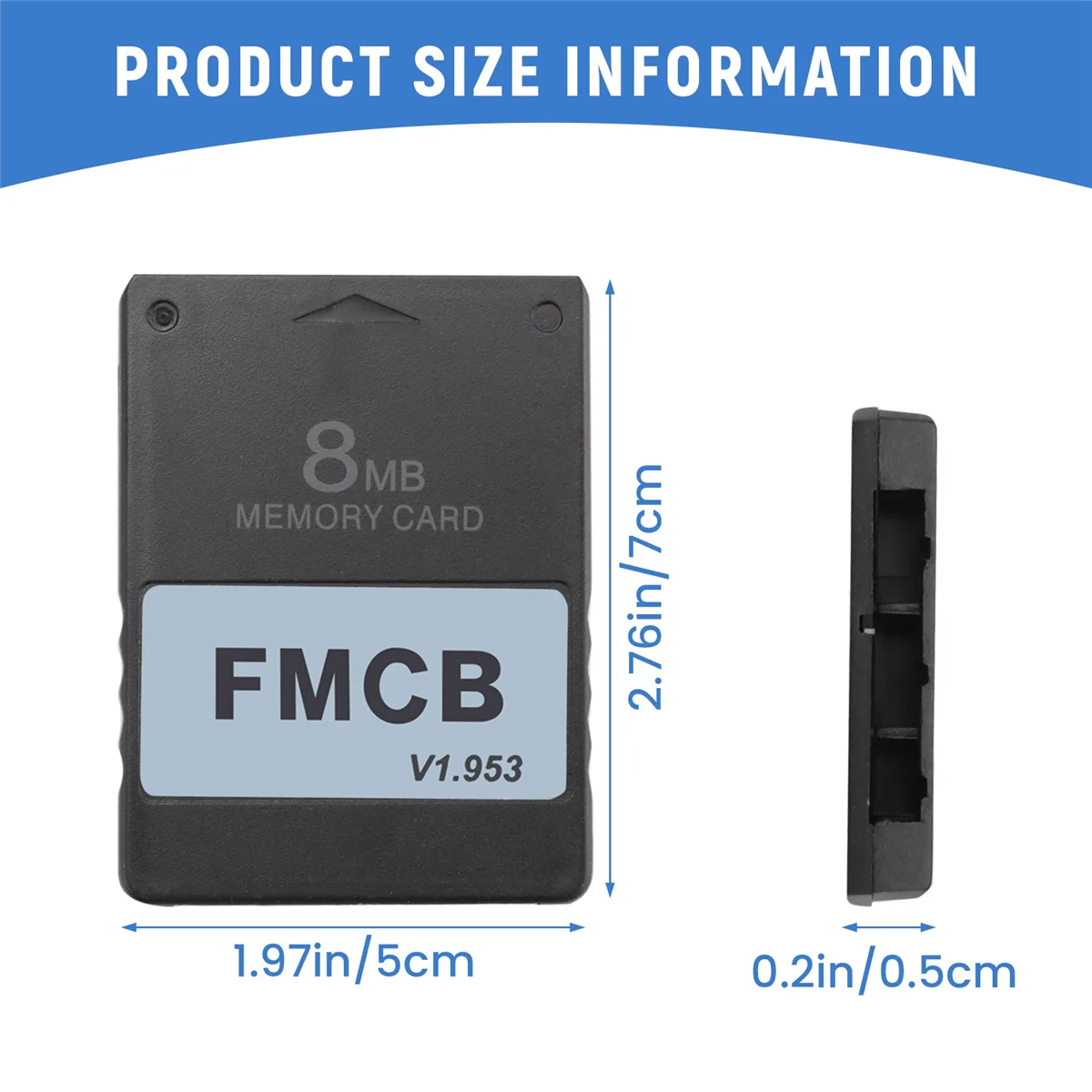 FMCB McBoot Card V1.953 for Sony PS2 Playstation-2 Memory Card(8MB)