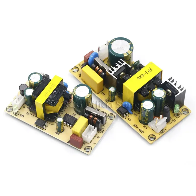 AC-DC 12V2A 24V1A Switching Power Supply Module Bare Circuit AC100-265V to DC12V2A DC24V1A Board for Replace/Repair