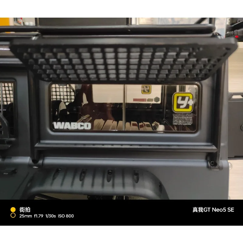 MJX H8H 1/8 гусеничный защитный кожух заднего окна, сетка, декоративные детали для внедорожных радиоуправляемых автомобилей, модификация Op, аксессуары