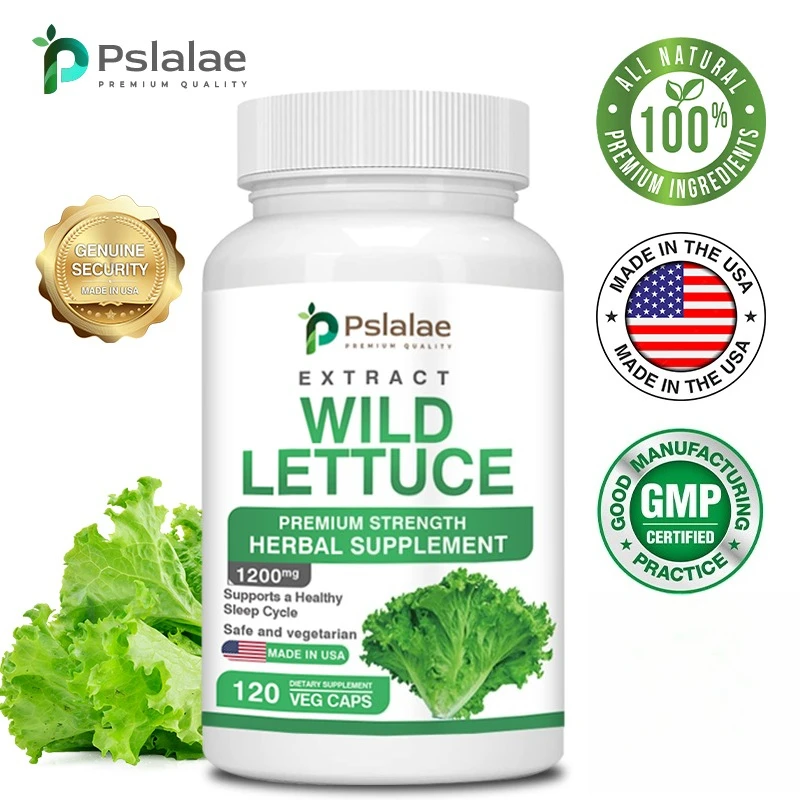 Wild Lettuce Extract - Promotes Restful Sleep, Relieves Discomfort and Relaxation, Regulates Sleep Cycles, and Improves Mood