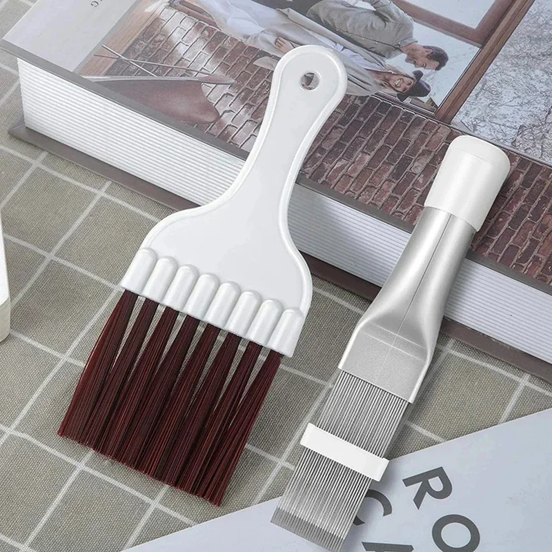 Air Conditioner Condenser Fin Cleaning Brush Coil Condenser Brush AC Fin Comb Stainless Steel Air Refrigerator Fin Brush