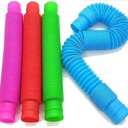 Unique XL Pop Tubes Sensory Toys ADHD Autism Fidget Tubos Flexibles Juguetes Regalos Cumpleaños Niños Para Invitados