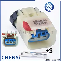 1 Juego de conector impermeable automático hembra de 3 pines y 2,8mm, enchufe del sensor de posición del árbol de levas para Cummins 54200311 13849911 54200315