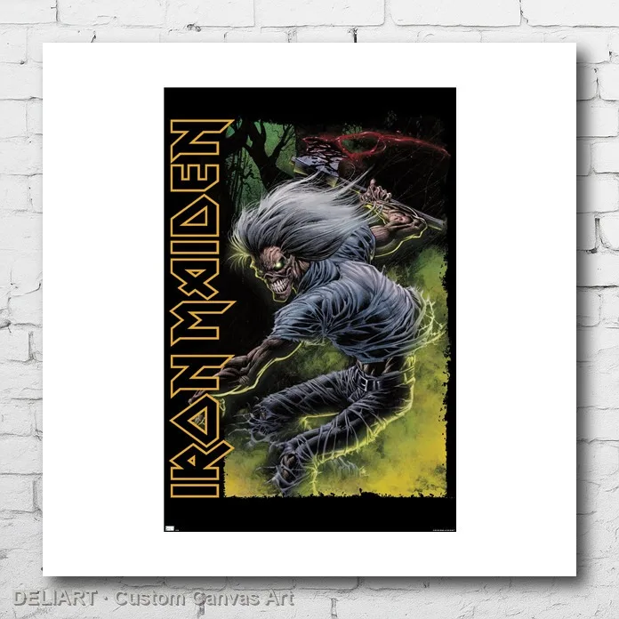 

IRON MAIDEN - TO TAME A LAND Canvas Poster Custom Size Available Room Decoration Home Decor Wall Art