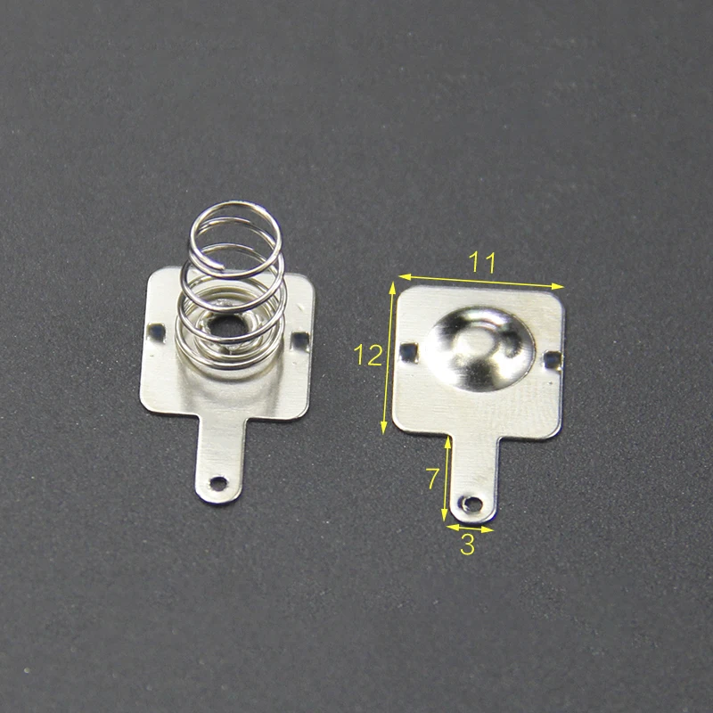 50PCS,AA Battery Shrapnel No.5 Positive And Negative  Battery Spring Contact Plate Replacement,12*11/ 12*12/ 12*27.5/ 12*28MM