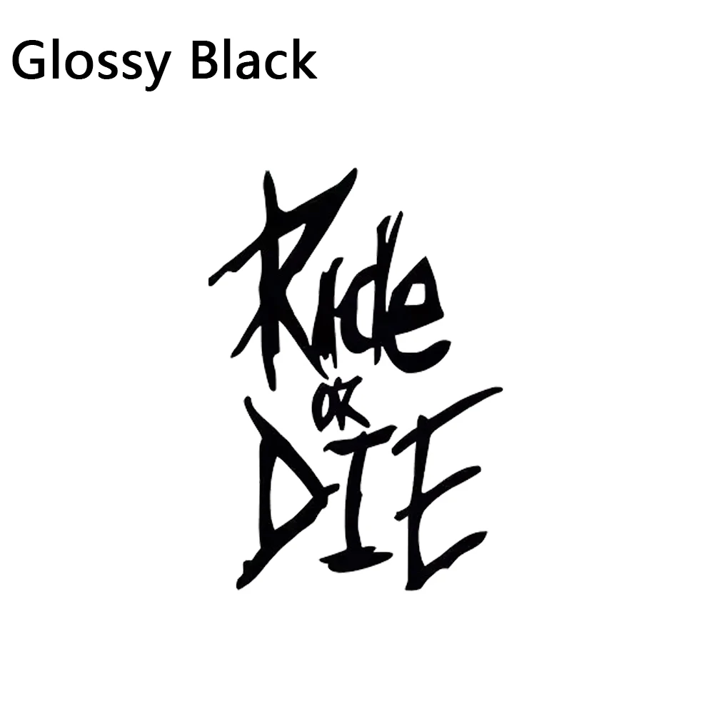 1 Stück/Set Fahrradrahmen-Aufkleber 'Ride or Die' Oberrohr-Dekor für MTB Fahrrad Dekorativer Rahmen Fahrrad Auto Motorrad Zubehör