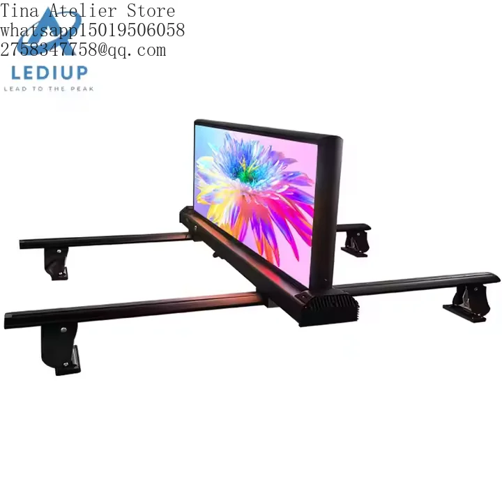 LEDIUP High Resolution Double Side Waterproof Taxi Car Top Advertising Display LED Customized Screen