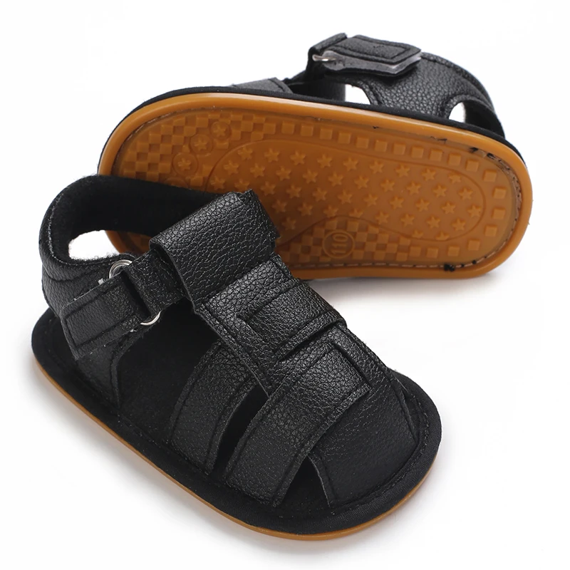 3 colori 0-18M bambino carino sandali estivi in età prescolare Casual suola in gomma morbida antiscivolo scarpe singole scarpe da passeggio per