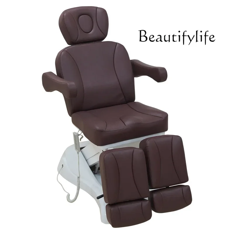 Uo Electric Legs Pedicure Chair Multi-functional Beauty Bed Beauty Salon Special Massage Physiotherapy Tattoo Foot Soaking
