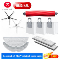 Original Roborock S7 MaxV Ultra Accessories Dust Bin Filter Main Brush Mop Cloth Dust Bag S7maxv plus Vacuum Cleaner Spare Parts