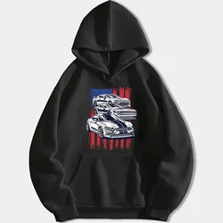 Mustang Camaro Challenger Car Hoody Autumn Winter Men Women Long Sleeve Casual Hooded Pullover Fashion Keep Warm Sportswear