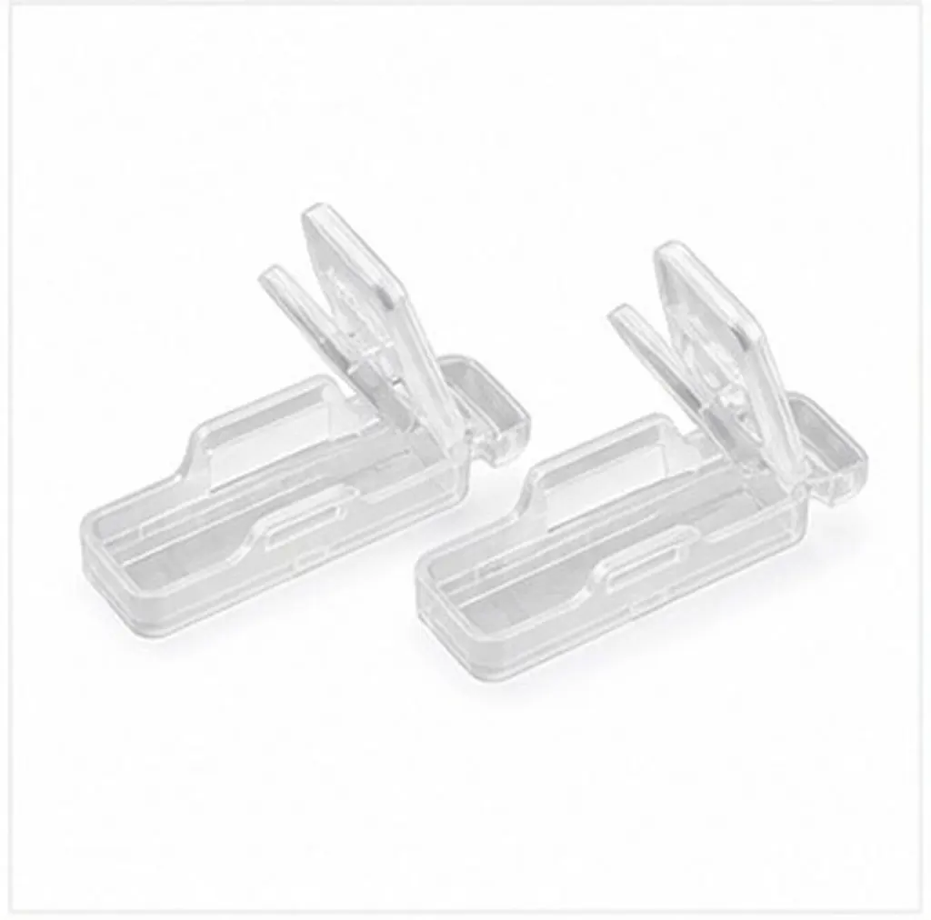 200Pcs Clear Waterproof Plastic Cable Tags with Fixation for Outdoor Home Office Wire Organization Cord Identification