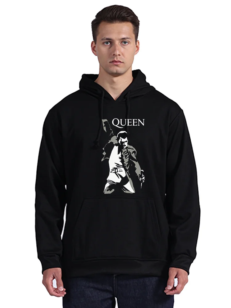 Freddie Mercury Hoodie Band Men vintage Hoody Sweatshirt Fashion Pullover Streetwear Harajuku Cool Hip Hop Unisex Coat