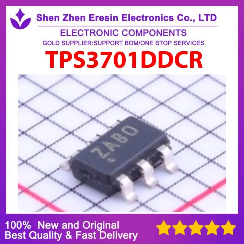 Free shipping    5PCS/LOT TPS3701DDCR SOT23-6     New and original