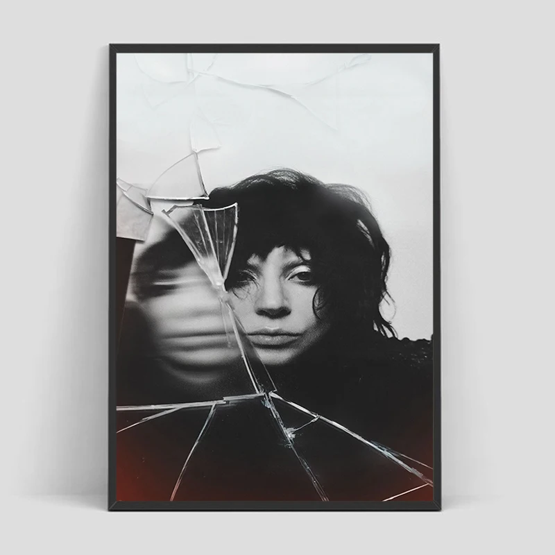 

Lady Gaga The Mayhem Ball Tour Poster Canvas Wall Art Mural Decoration Bedroom Decor Room Decorations Decorative Paintings Home