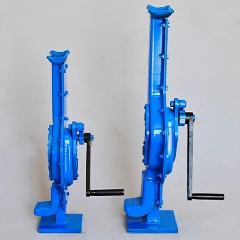 National standard hand-cranked cross-top vertical rack jack screw mechanical claw jack 5 tons 10 tons hand-cranked