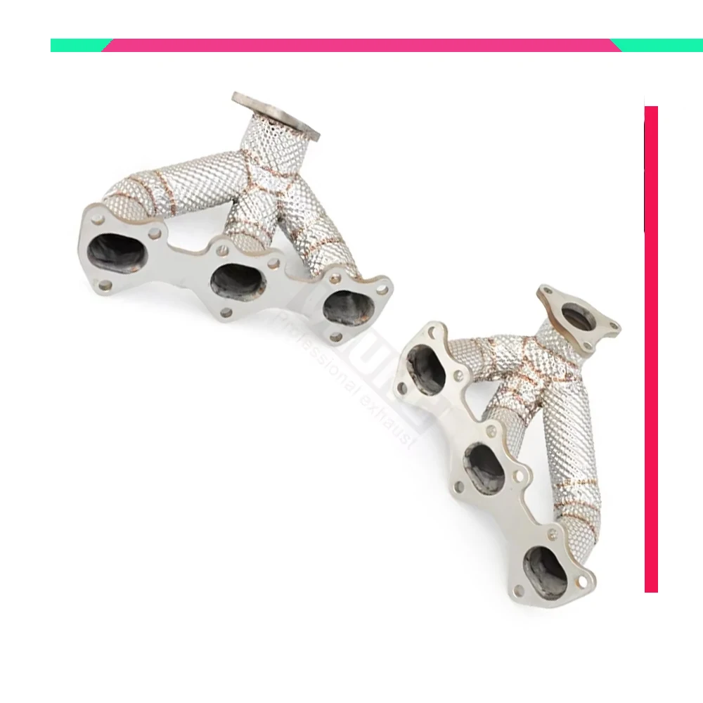 

For Porsche Boxster/Cayman (987.1) 2.7 2005-2008 Stainless steel exhaust manifold with thermal insulation layer Enhancement