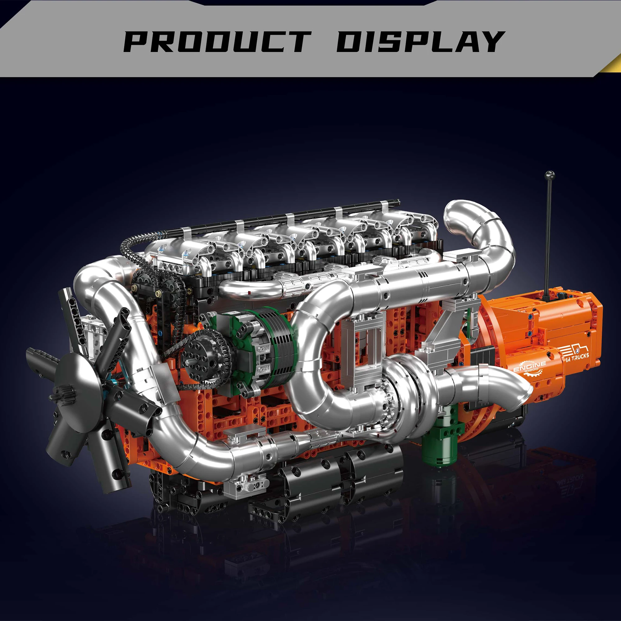 Blocs de construction de Transmission de moteur de camion Scania, modèle technique de Collection de bureau, briques d'ornement, jouets pour cadeaux pour adultes, 3236 pièces